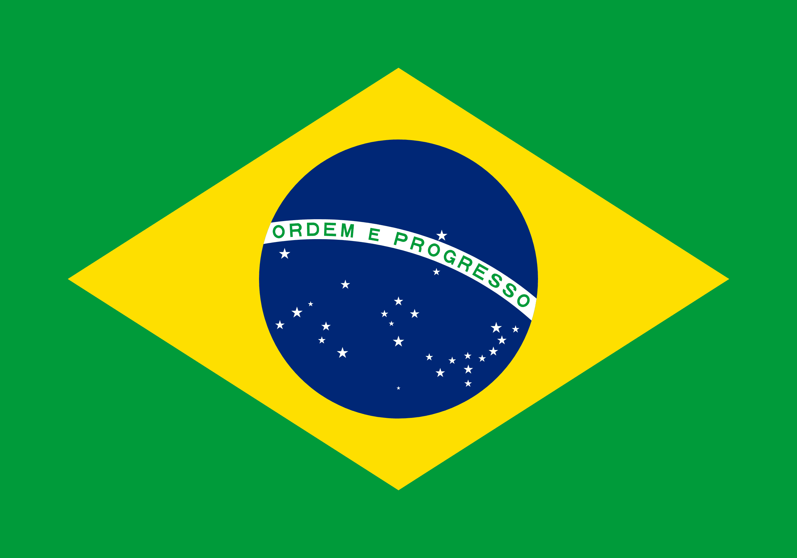 世界の国旗 万国旗 ブラジル 120×180cm(a-1529504) - 2