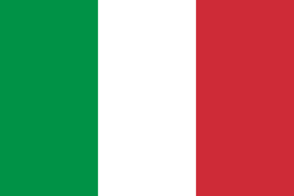 イタリアの旗 世界の国旗